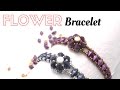 How to make a Flower bracelet with DiamonDuo - Easy DIY