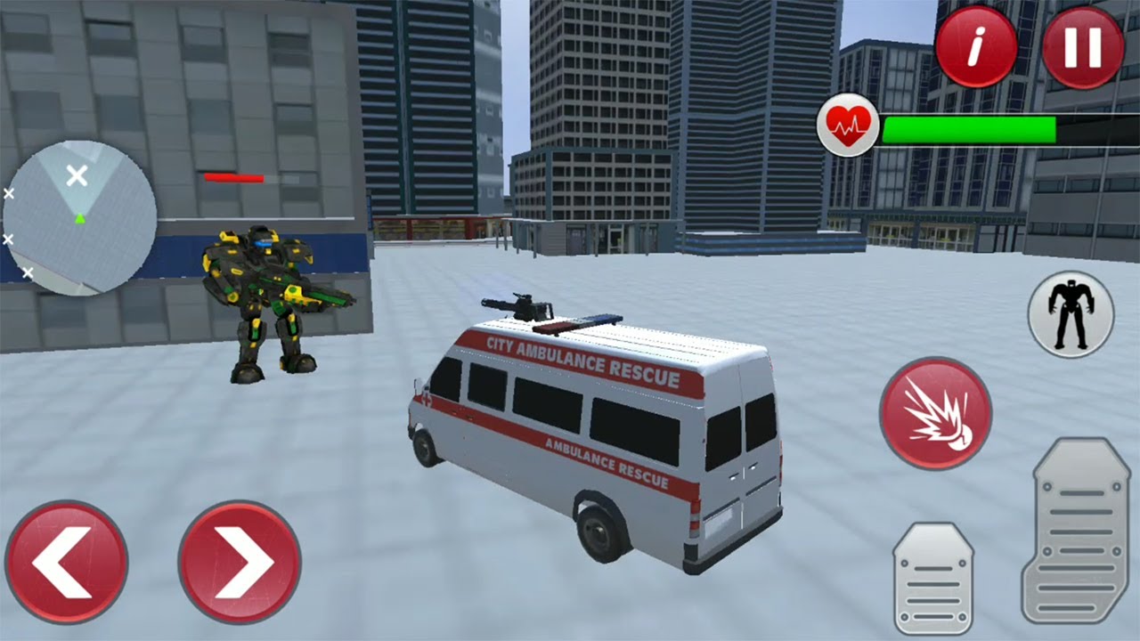 Ambulance Robot Transformation-Doctor Robot Rescue Android Gameplay