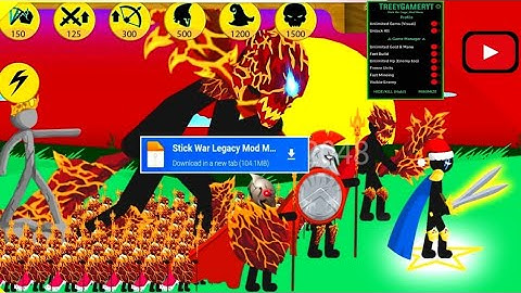 Stick War Legacy Mod Menu Download 2025 Nieuwe Update + Onbeperkt Alles!!