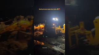 Jcb Becho Loader Loading Mud Heavy Work