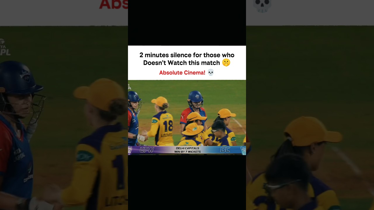 DC vs UPW Last Over Thriller! 😮‍💨