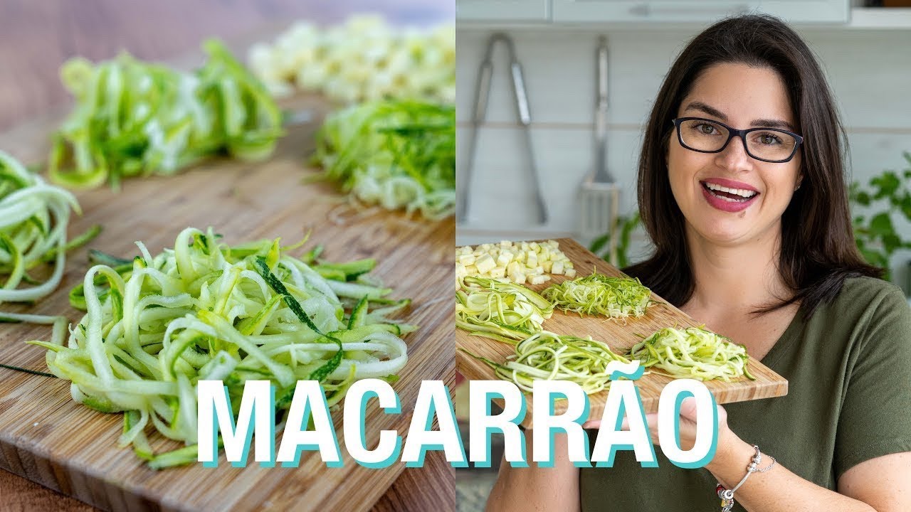 4 maneiras de transformar sua ABOBRINHA em MACARRÃO | Espaguete, talharim e cabelo de anjo LOW CARB