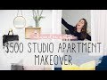 Studio Apartment Makeover For Under $500 | Separate Bedroom Hack