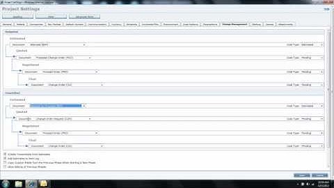 Primavera Contract Management Tutorial: Configure Change Management Workflow Settings.mp4