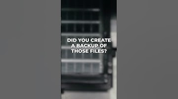 The Importance Of Digitally BACKING UP Your Files