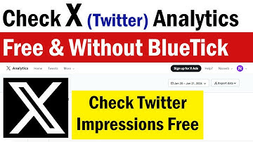 How To Check Twitter Analytics Free | How To Check Twitter Impressions Without Blue Tick | Twitter