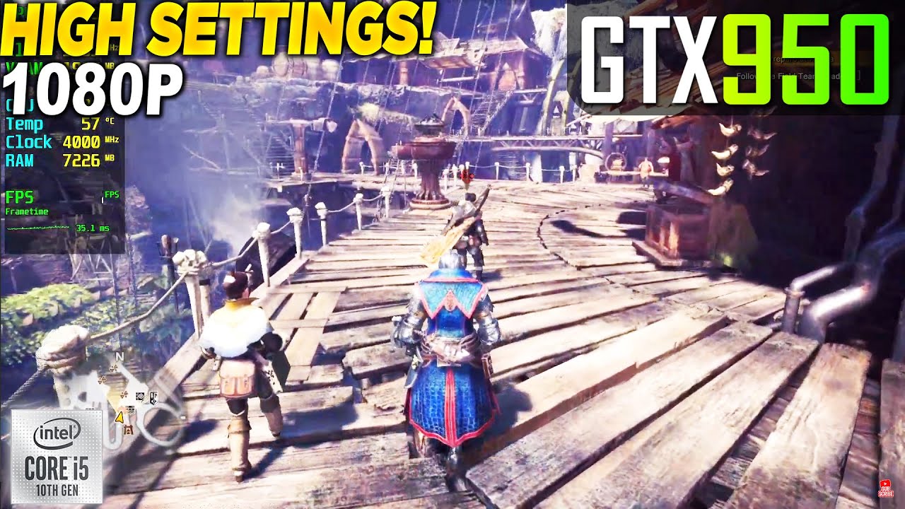 モンスターハンター：ワールド Monster Hunter World Iceborne GTX 950 - 1080p High, - YouTube