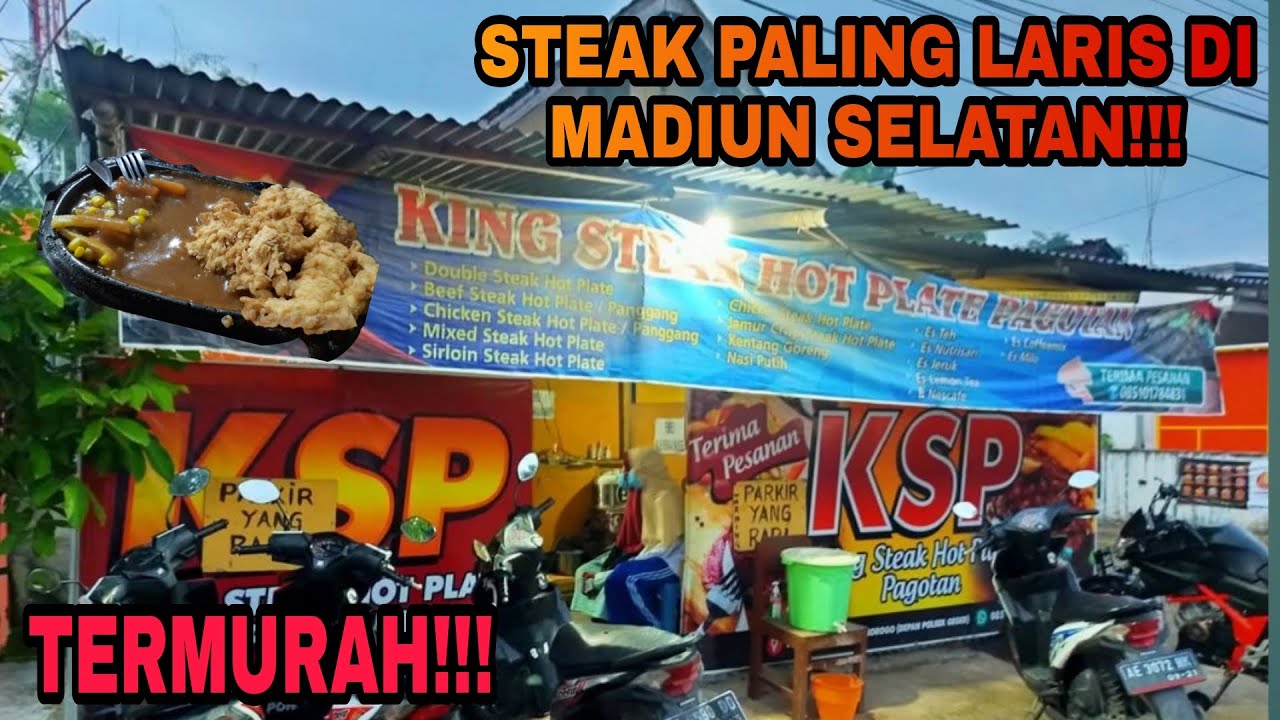 STEAK TERLARIS MADIUN SELATAN, OMSET MINIMAL 1 JUTA PER HARI - Kuliner Madiun