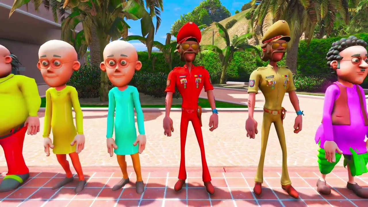 मोटू पतलू जॉन द डॉन के साथ लुका-छिपी | Motu Patlu Play Hide And Seek With John The Don In Gta V