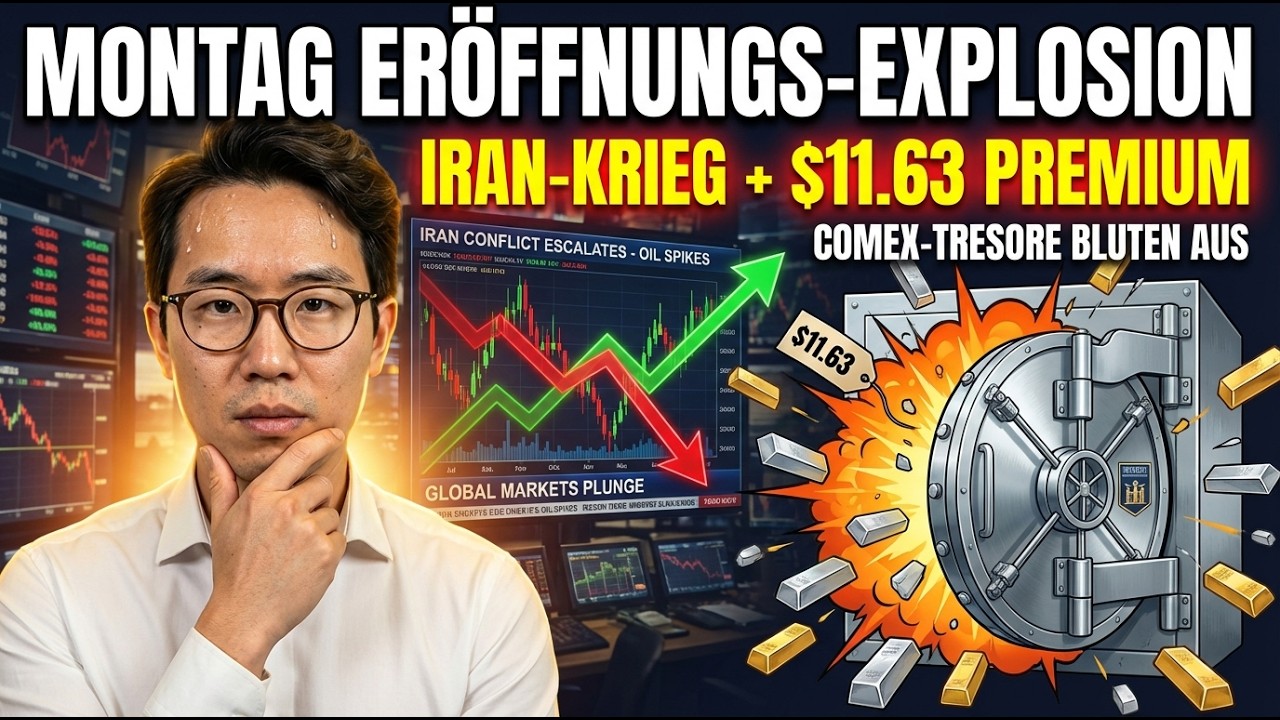 MONTAGS-ERÖFFNUNG EXPLODIERT — Shanghai $11,63 Aufschlag + Iran-Krieg = COMEX 86 Mio. Oz KOLLAPS!