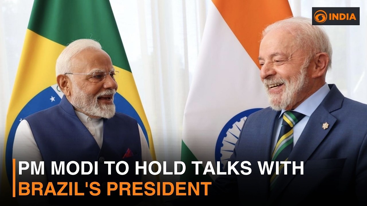 PM Modi to hold talks with Brazil's President & more latest updates | DD India Live