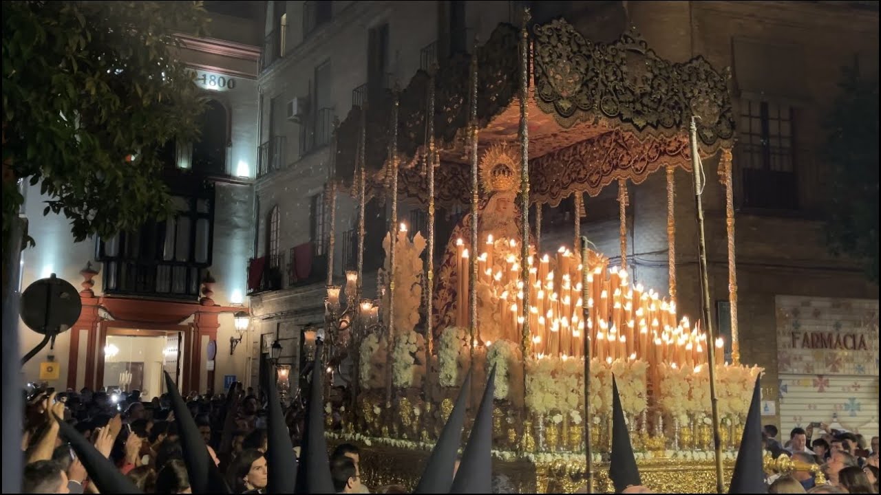 [4K] ¡Espectacular! Virgen del Refugio por Mateos Gago 2023 - Hdad. San Bernardo - BM. Cruz Roja
