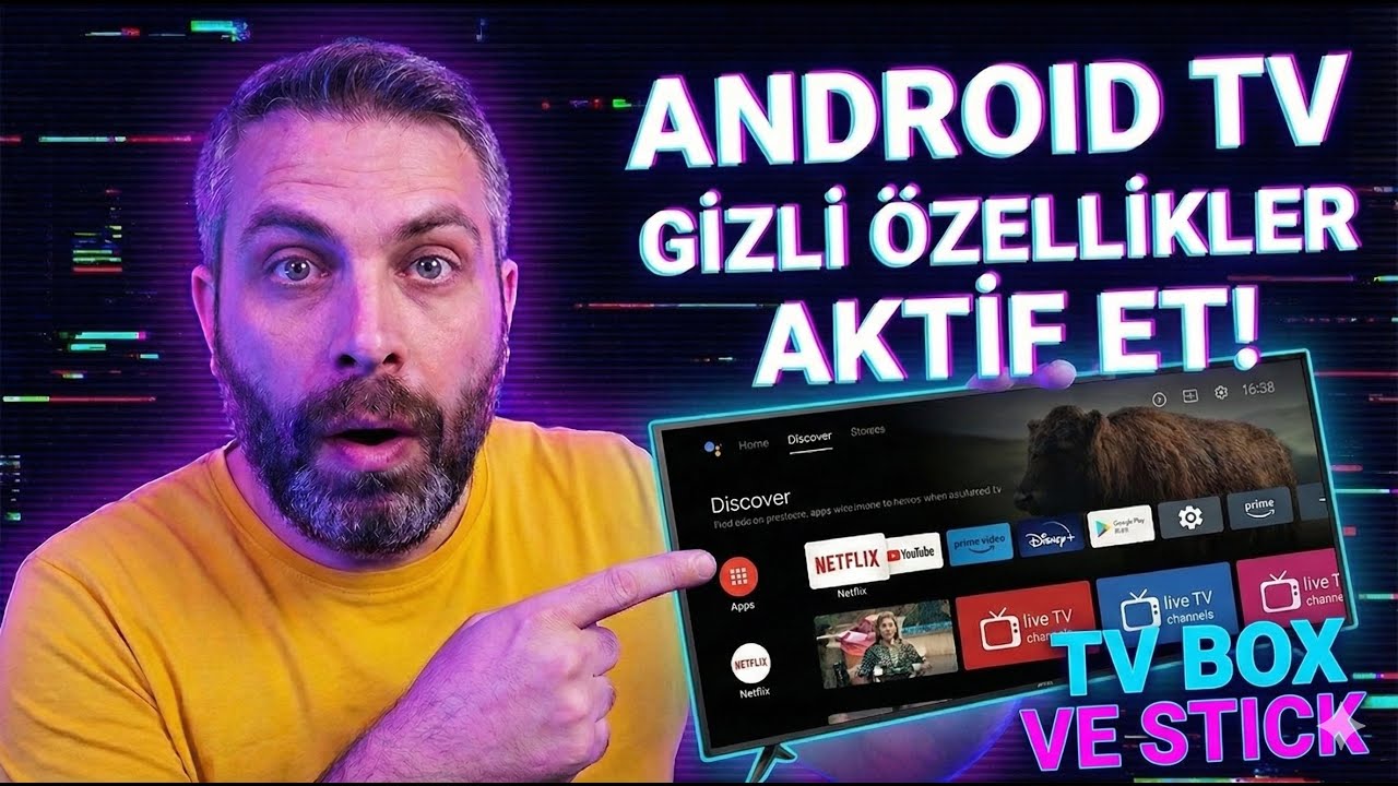 📺 Üreticilerin Gizlediği Menü! Android TV'nizin Gerçek Gücünü Açığa Çıkarın |  TV Box / Stick
