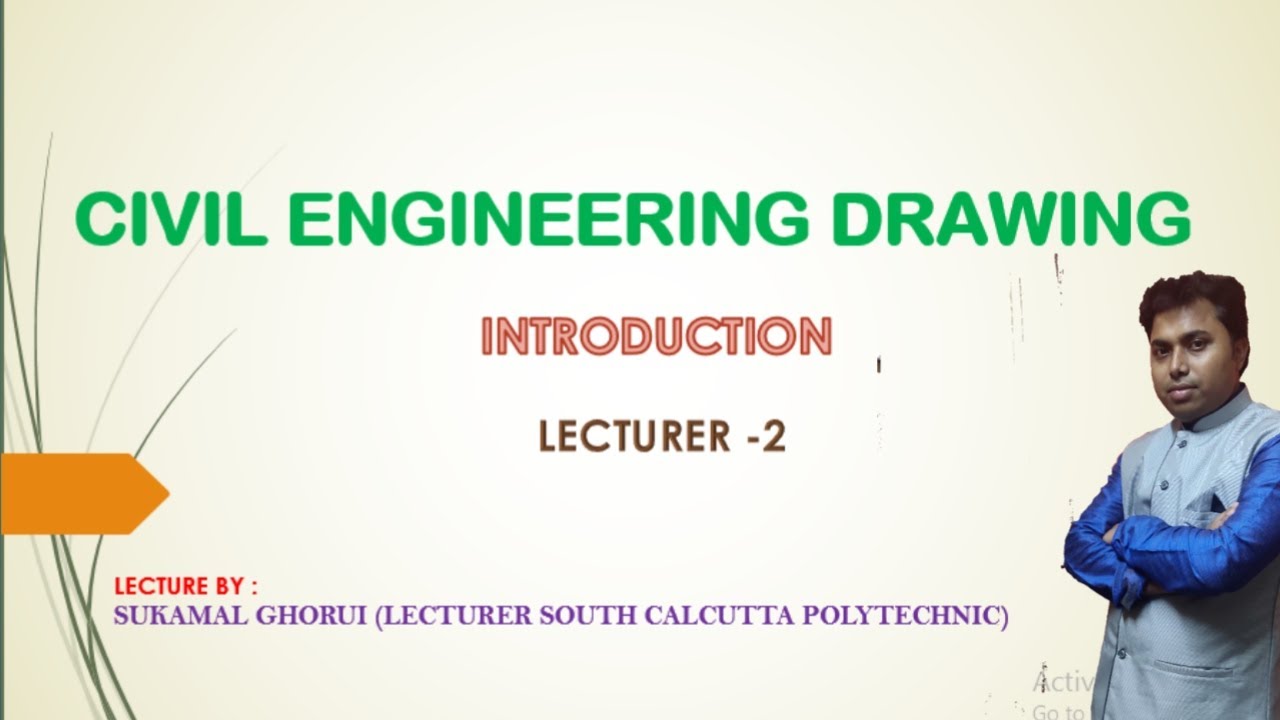 CIVIL ENGINEERING DRAWING INTRODUCTION - YouTube