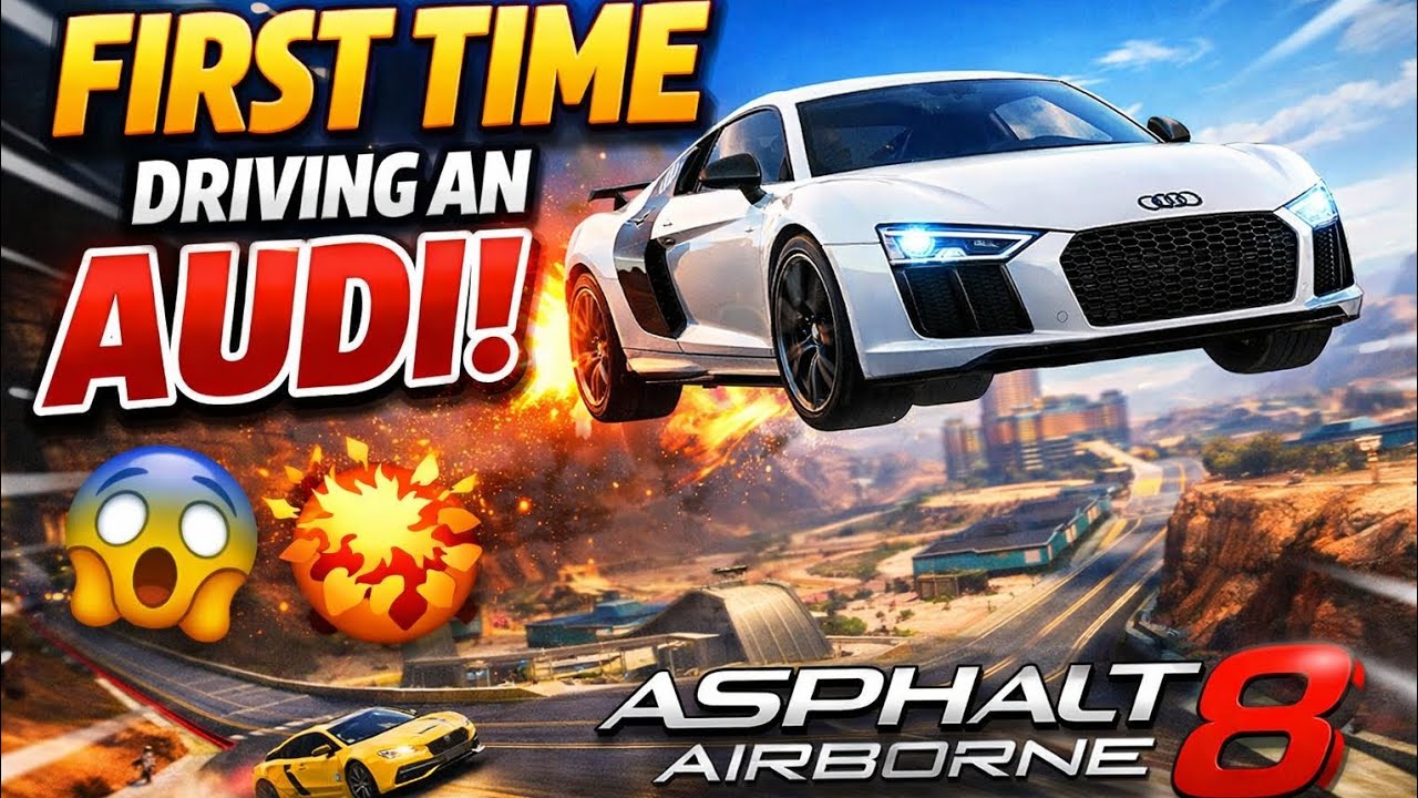 First time Drive Audi in ASPHALT 8 AIRBORNE GAMEPLAY 🎮 #gaming 