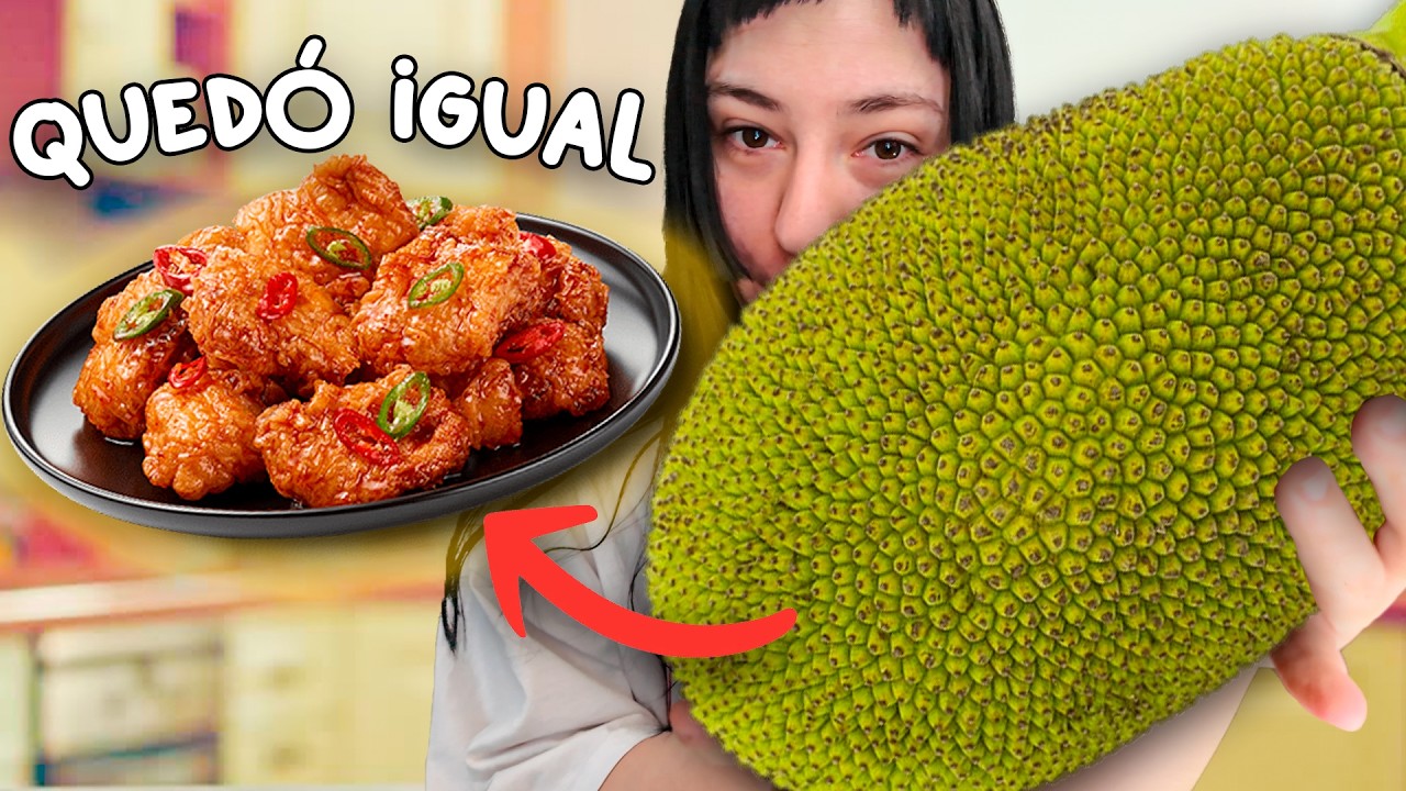 HICE POLLO VEGANO A BASE DE ESTA FRUTA🤯