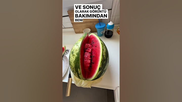 Aras’la yapay zekaya karpuz seçtirdik. #yapayzeka #melon