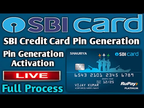 How To Generate Sbi Credit Card Pin I How To Activate OR Generate Sbi Credit Card I Sbi Shaurya Card