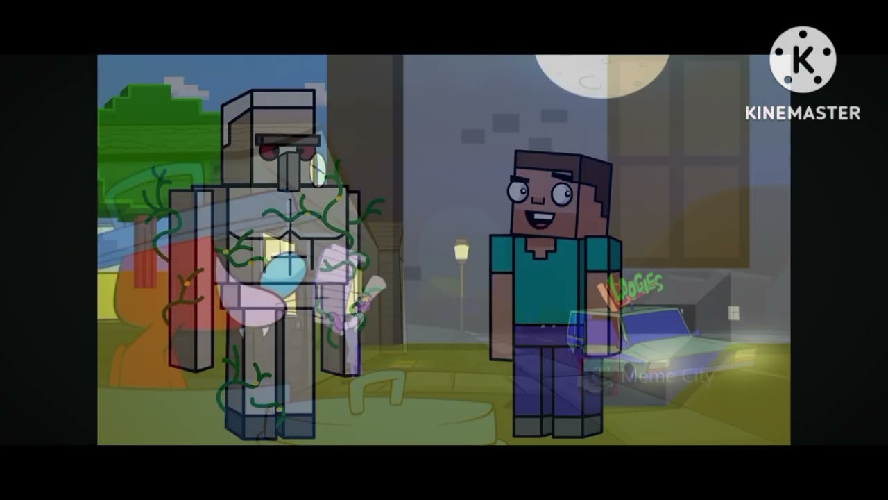 Ollie and Scoops and Minecraft Animation - Meme 185-33 (Mashup) 