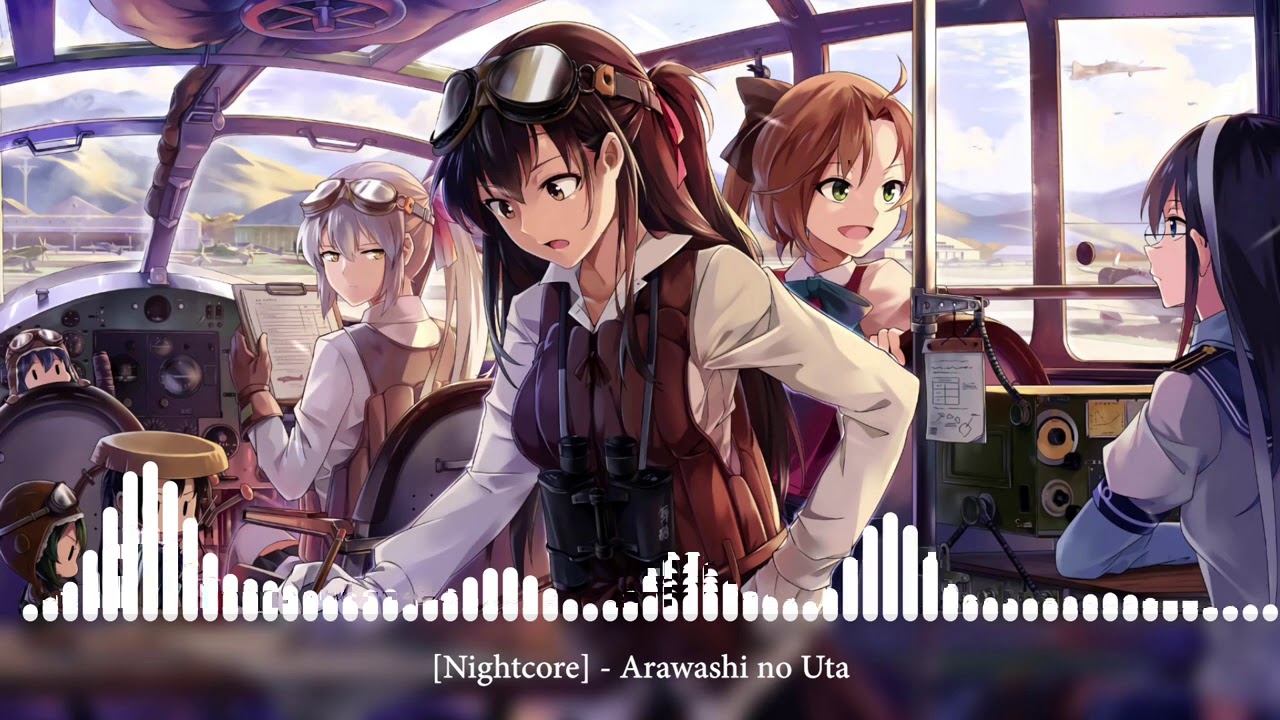 [Nightcore] - Arawashi no Uta [荒鷲の歌]
