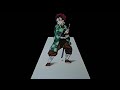 3D art 鬼滅の刃「竃門炭治郎」描いてみた!3DアートDrawing Tanjiro Kamado Kimetsu no Yaiba Demon Slayer #With Me