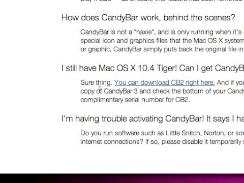 Como mudar ícones no Mac OS X Tiger