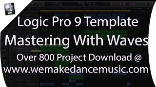 Logic Pro Mastering Session - Premium Waves Plugins Mastering Chain By Mikas www.logictemplates.com