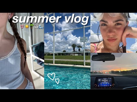 summer vlog in florida | tanning, sunsets, shopping haul 👙☀️