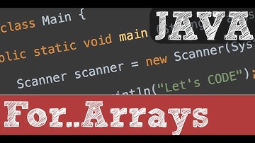 Going through Arrays with loops - Java programming tutorial