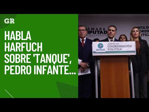 Harfuch speaks about 'Tanque', Pedro Infante...