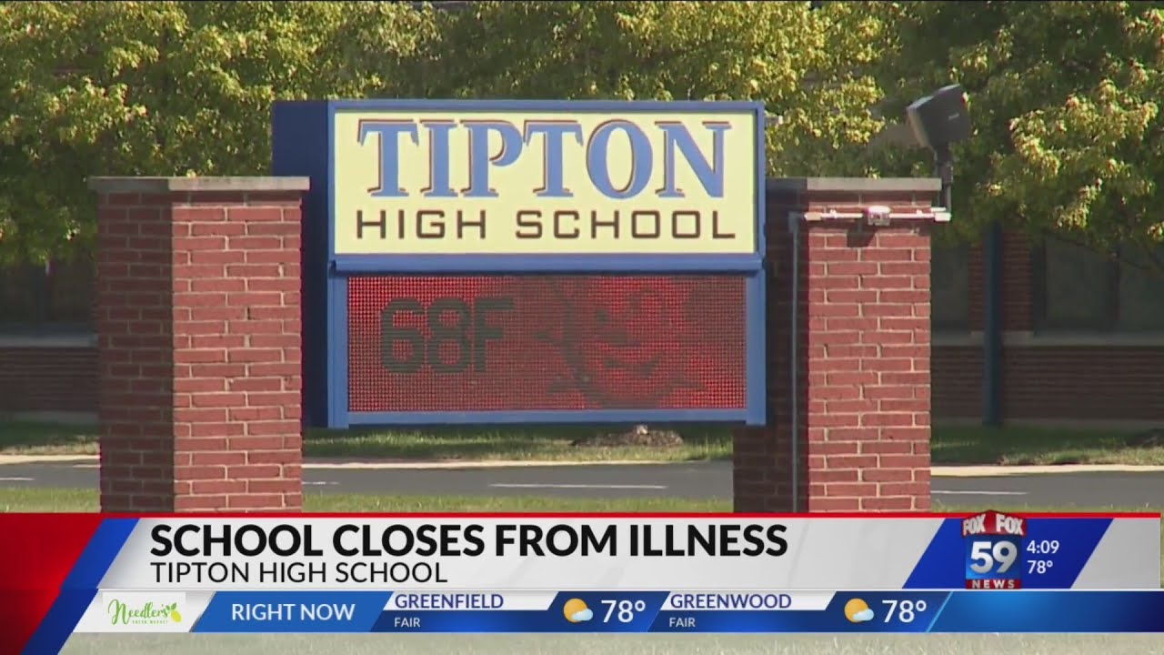 Tipton High School closed Monday due to illness
