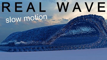 Real Wave Slow Motion FLIP Fluids Fluidsim Blender Cycles