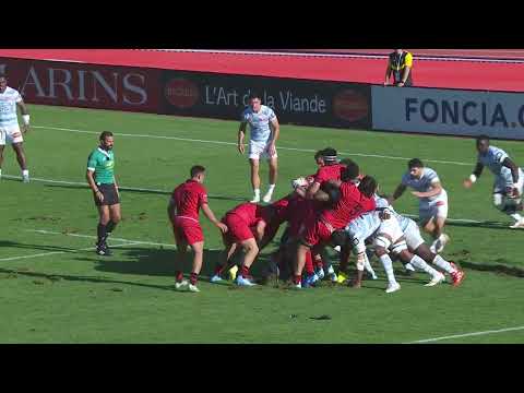 TOP 14 - Essai de Gabin LORRE (LOU) - Racing 92 - LOU Rugby