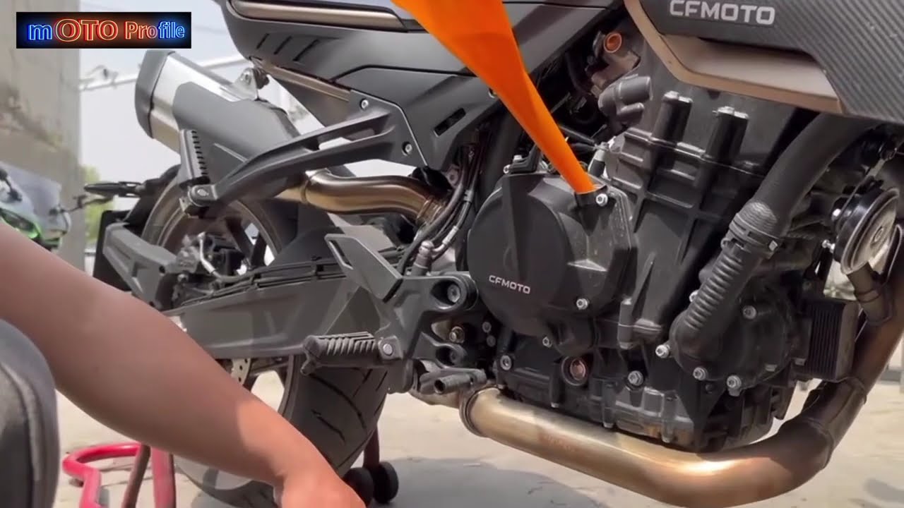 CFMOTO 800NK — Engine Oil Change