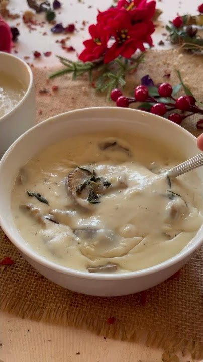 Cream of Mushroom Soup / Easy Recipe