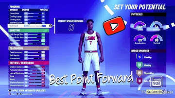 Best Point Forward Build NBA 2K21 51 Badges