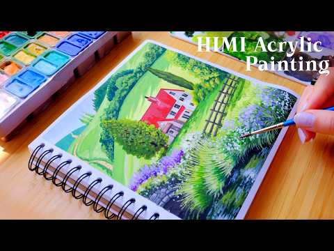 New HIMI Acrylic Palette Unboxing Satisfying Art Videos 