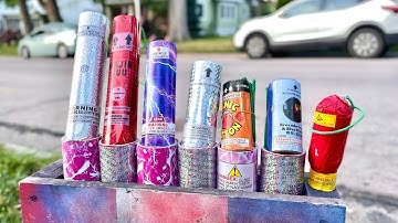 Firework Salute Shell Comparison 2025!