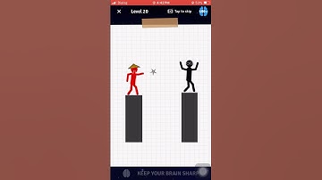 🫥Game name - Clever(save the dude) Level 19 and Level 20 🌝 #gameplay #gaming #clever