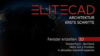 [05.2] ELITECAD ARCHITEKTUR - Erste Schritte - Fenster erstellen - 3D screenshot 4