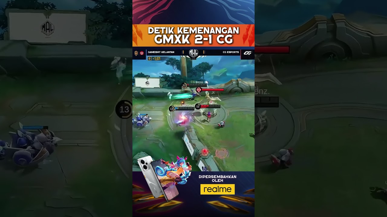 GMXK berjaya menundukkan CG dengan keputusan 2-1 dalam pertarungan sengit sebentar tadi.