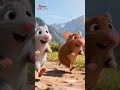 Petites Souris Dodues  - Two Happy Mice | French Nursery Rhymes for Kids | française | Shorts