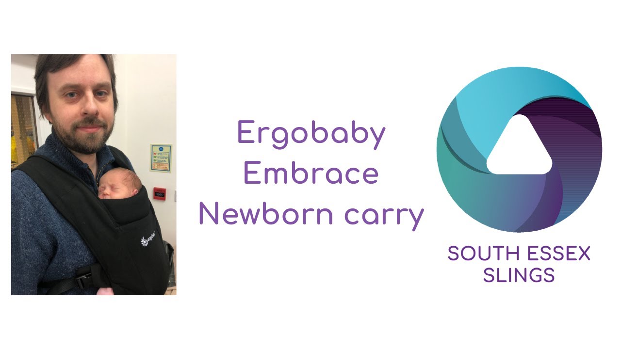 Ergo Embrace newborn carry. YouTube