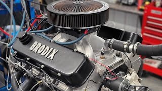 555ci BBC Brodix 2X dyno