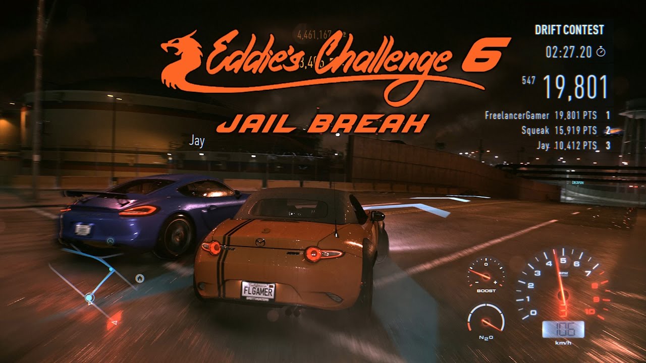 Need for Speed - Full Eddie's Challenge Walkthrough (PC) 