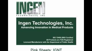 7-24-12 SmallCapVoice Interview with Ingen Technologies, Inc. (Pink Sheets: IGNT)