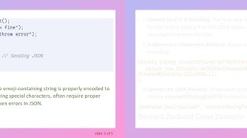 Sending JSON with Emojis from Android to Node.js