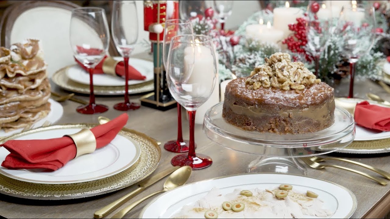 Cómo arreglar la mesa de navidad 🎄❤️ - YouTube