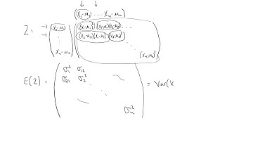 The variance of a random vector