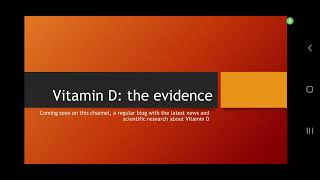 NEW Vitamin D Channel Launch